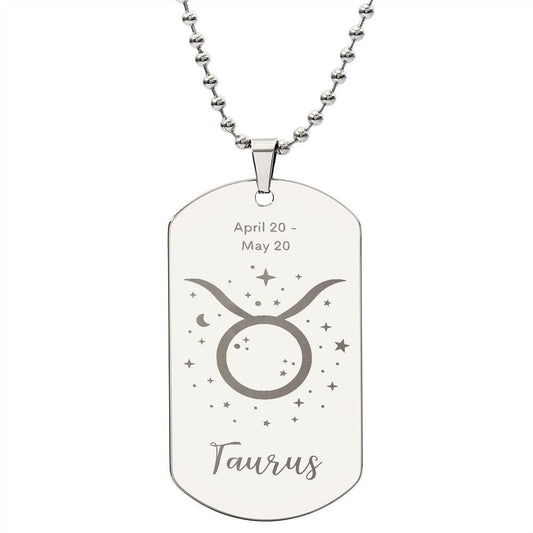 Taurus Sign - Dog Tag Necklace - Sweet Sentimental GiftsTaurus Sign - Dog Tag NecklaceDog TagSOFSweet Sentimental GiftsSO-9508002Taurus Sign - Dog Tag NecklaceNoPolished Stainless Steel321206071824