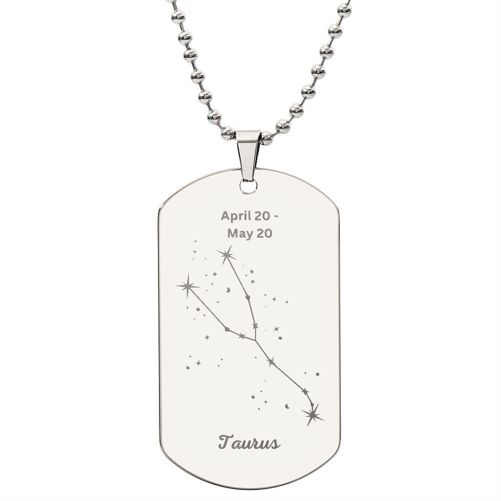 Taurus Stars - Dog Tag Necklace - Sweet Sentimental GiftsTaurus Stars - Dog Tag NecklaceDog TagSOFSweet Sentimental GiftsSO-9508154Taurus Stars - Dog Tag NecklaceNoPolished Stainless Steel482190998730