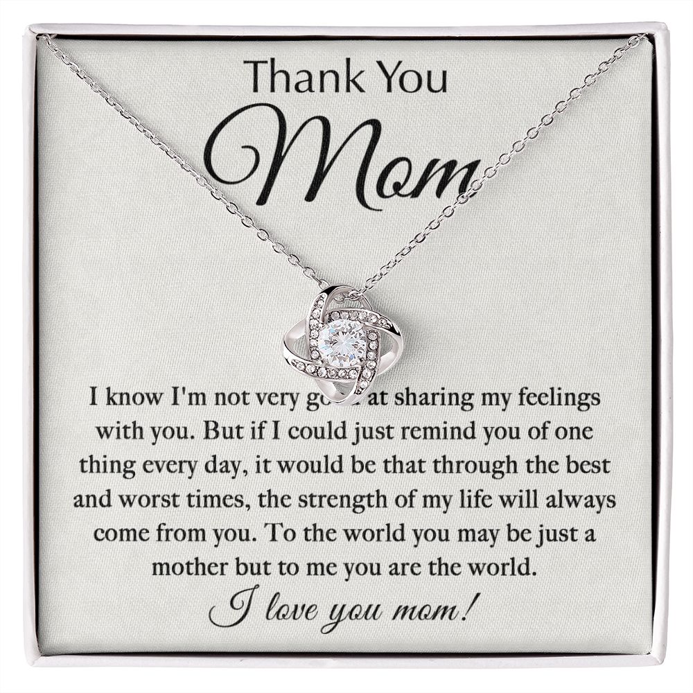 Thank You, I Love You Mom - Sweet Sentimental GiftsThank You, I Love You MomNecklaceSOFSweet Sentimental GiftsSO-9421119Thank You, I Love You MomStandard Box14K White Gold Finish542138251270