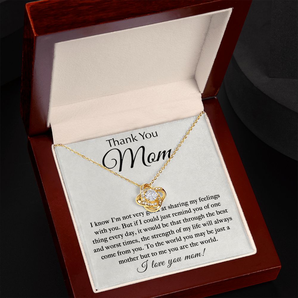 Thank You, I Love You Mom - Sweet Sentimental GiftsThank You, I Love You MomNecklaceSOFSweet Sentimental GiftsSO-9421122Thank You, I Love You MomLuxury Box18K Yellow Gold Finish398559436341