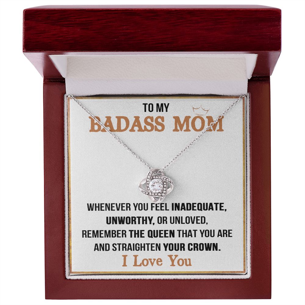 To My Badass Mom! - Sweet Sentimental GiftsTo My Badass Mom!NecklaceSOFSweet Sentimental GiftsSO-9421052To My Badass Mom!Luxury Box14K White Gold Finish873410905926