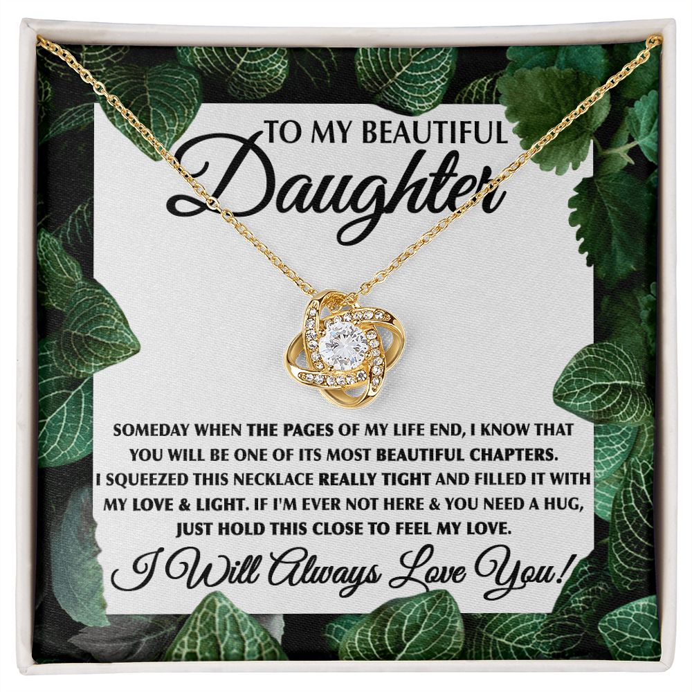 To My Beautiful Daughter, I Will Always Love You - Sweet Sentimental GiftsTo My Beautiful Daughter, I Will Always Love YouNecklaceSOFSweet Sentimental GiftsSO-9421261To My Beautiful Daughter, I Will Always Love YouStandard Box18K Yellow Gold Finish536467003747