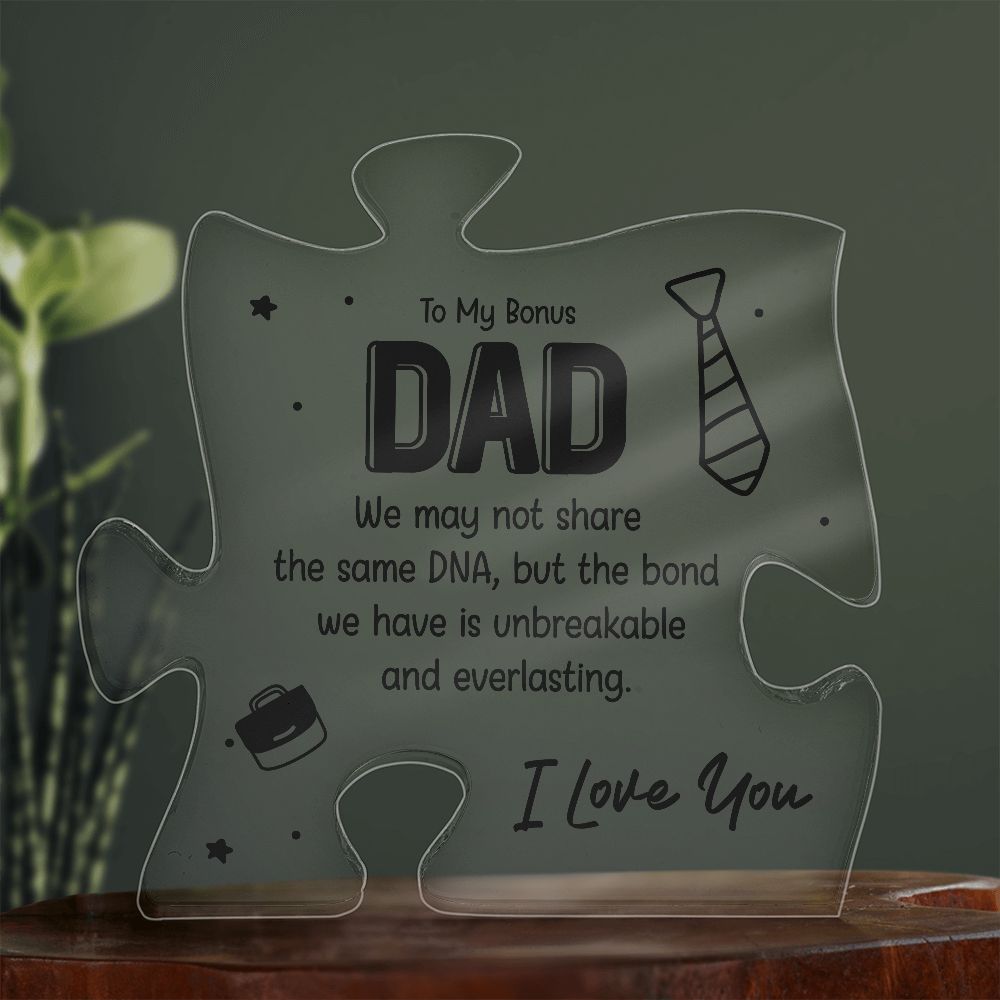 To My Bonus Dad, I Love You Puzzle Plaque - Sweet Sentimental GiftsTo My Bonus Dad, I Love You Puzzle PlaqueFashion PlaqueSOFSweet Sentimental GiftsSO-10644356To My Bonus Dad, I Love You Puzzle Plaque501991716067