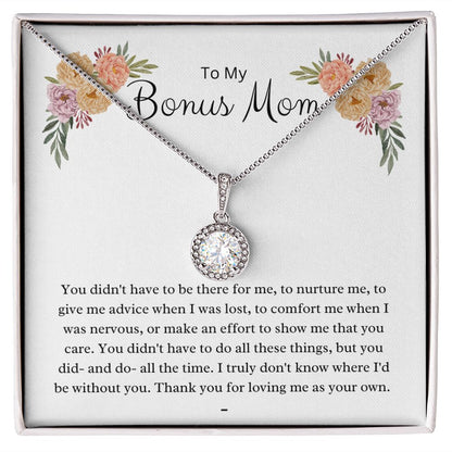 To My Bonus Mom Necklace - Sweet Sentimental GiftsTo My Bonus Mom NecklaceNecklaceSOFSweet Sentimental GiftsSO-8048676To My Bonus Mom NecklaceTwo Tone Box133329695487