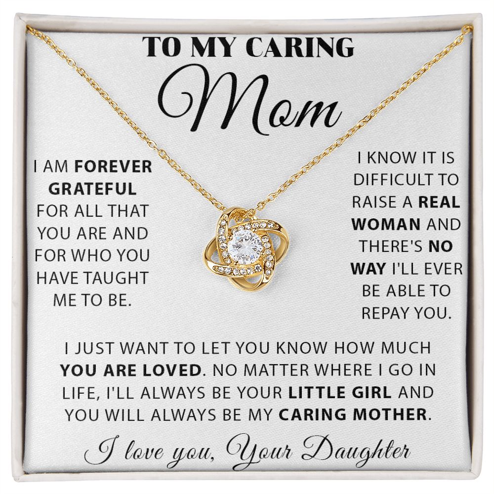 To My Caring Mom - Sweet Sentimental GiftsTo My Caring MomNecklaceSOFSweet Sentimental GiftsSO-9420902To My Caring MomStandard Box18K Yellow Gold Finish746119760885