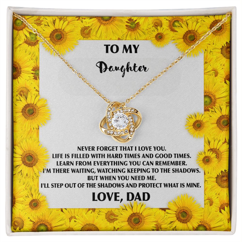 To My Daughter, Love Dad - Sweet Sentimental GiftsTo My Daughter, Love DadNecklaceSOFSweet Sentimental GiftsSO-9421200To My Daughter, Love DadStandard Box18K Yellow Gold Finish259227105214