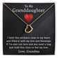 To My Granddaughter Heart - Sweet Sentimental GiftsTo My Granddaughter HeartNecklaceSOFSweet Sentimental GiftsSO-10090123To My Granddaughter HeartStandard Box14K White Gold Finish125703470711