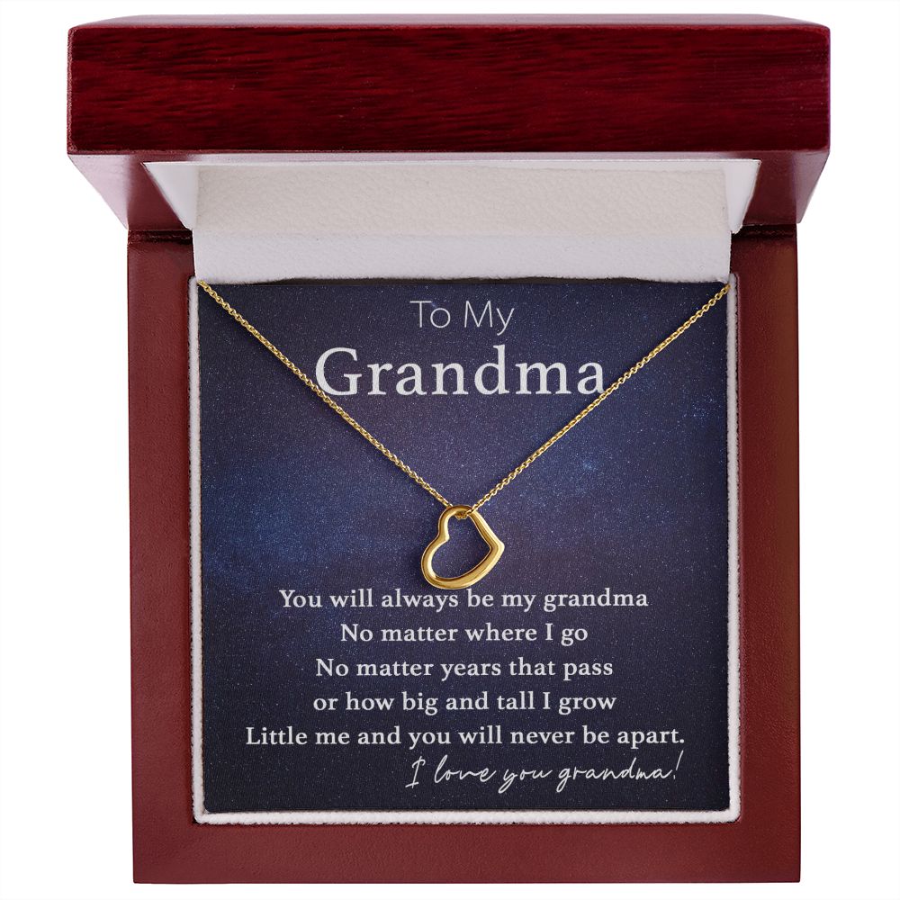 To My Grandma - Sweet Sentimental GiftsTo My GrandmaNecklaceSOFSweet Sentimental GiftsSO-10089699To My GrandmaLuxury Box14K White Gold Finish681159182061