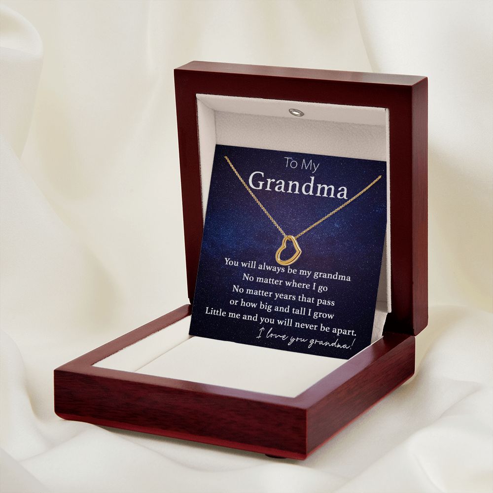 To My Grandma - Sweet Sentimental GiftsTo My GrandmaNecklaceSOFSweet Sentimental GiftsSO-10089700To My GrandmaLuxury Box18k Yellow Gold Finish174339310441
