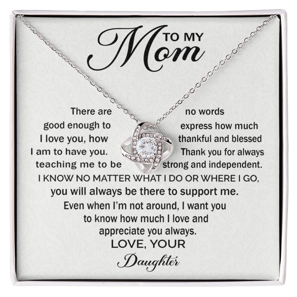 To My Mom , Love Your Daughter! - Sweet Sentimental GiftsTo My Mom , Love Your Daughter!NecklaceSOFSweet Sentimental GiftsSO-9420593To My Mom , Love Your Daughter!Standard Box14K White Gold Finish431017553539