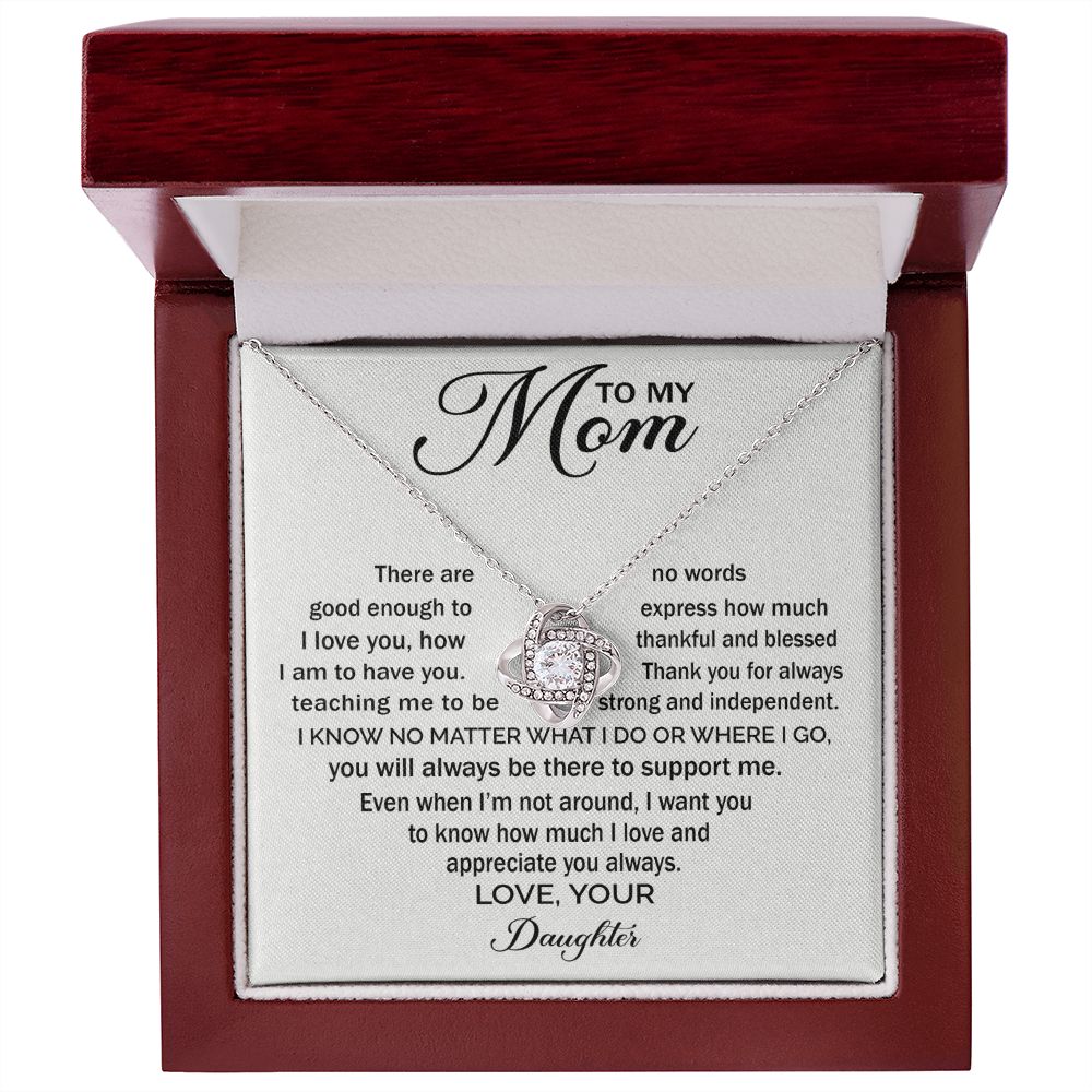 To My Mom , Love Your Daughter! - Sweet Sentimental GiftsTo My Mom , Love Your Daughter!NecklaceSOFSweet Sentimental GiftsSO-9420595To My Mom , Love Your Daughter!Luxury Box14K White Gold Finish099347988096