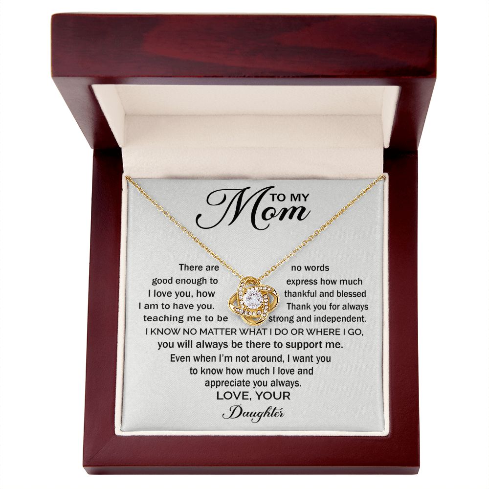 To My Mom , Love Your Daughter! - Sweet Sentimental GiftsTo My Mom , Love Your Daughter!NecklaceSOFSweet Sentimental GiftsSO-9420596To My Mom , Love Your Daughter!Luxury Box18K Yellow Gold Finish376214135563