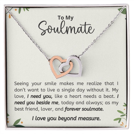 To My Soulmate - Beyond Measure - Sweet Sentimental GiftsTo My Soulmate - Beyond MeasureNecklaceSOFSweet Sentimental GiftsSO-9278936To My Soulmate - Beyond MeasureStandard BoxPolished Stainless Steel & Rose Gold Finish412868353400