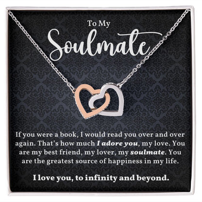 To My Soulmate - I adore you - Sweet Sentimental GiftsTo My Soulmate - I adore youNecklaceSOFSweet Sentimental GiftsSO-9363560To My Soulmate - I adore youStandard BoxPolished Stainless Steel & Rose Gold Finish186964173414