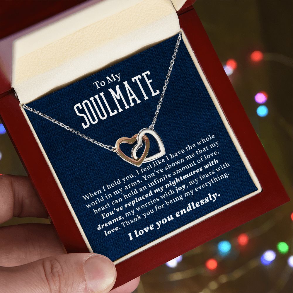 To My Soulmate - I Love You Endlessly - Sweet Sentimental GiftsTo My Soulmate - I Love You EndlesslyNecklaceSOFSweet Sentimental GiftsSO-9363590To My Soulmate - I Love You EndlesslyLuxury BoxPolished Stainless Steel & Rose Gold Finish656389955174