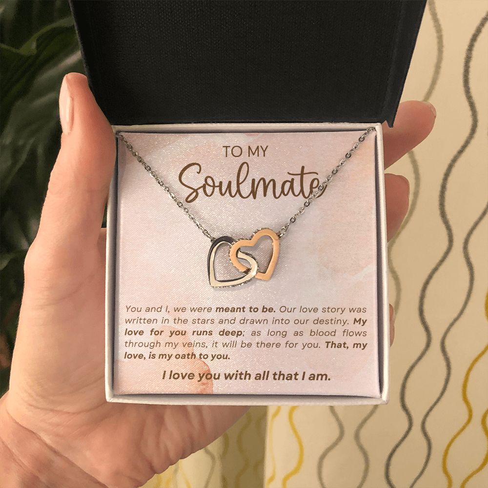 To My Soulmate - Meant to Be - Sweet Sentimental GiftsTo My Soulmate - Meant to BeNecklaceSOFSweet Sentimental GiftsSO-9277390To My Soulmate - Meant to BeStandard BoxPolished Stainless Steel & Rose Gold Finish870868595273