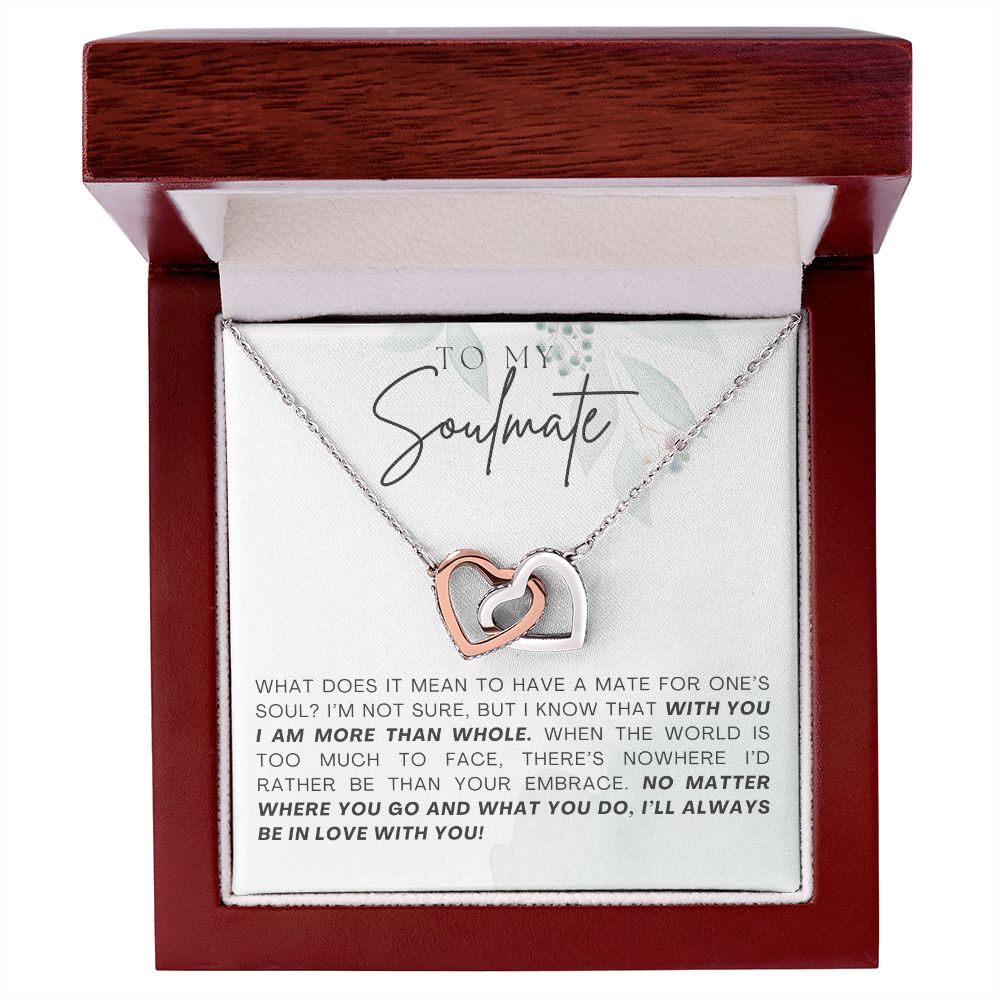To My Soulmate - No Matter What - Sweet Sentimental GiftsTo My Soulmate - No Matter WhatNecklaceSOFSweet Sentimental GiftsSO-9279129To My Soulmate - No Matter WhatLuxury BoxPolished Stainless Steel & Rose Gold Finish647822224261