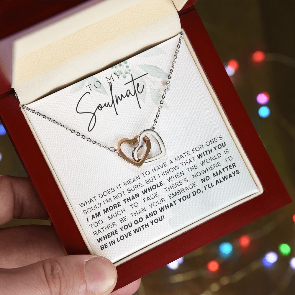 To My Soulmate - No Matter What - Sweet Sentimental GiftsTo My Soulmate - No Matter WhatNecklaceSOFSweet Sentimental GiftsSO-9279129To My Soulmate - No Matter WhatLuxury BoxPolished Stainless Steel & Rose Gold Finish647822224261