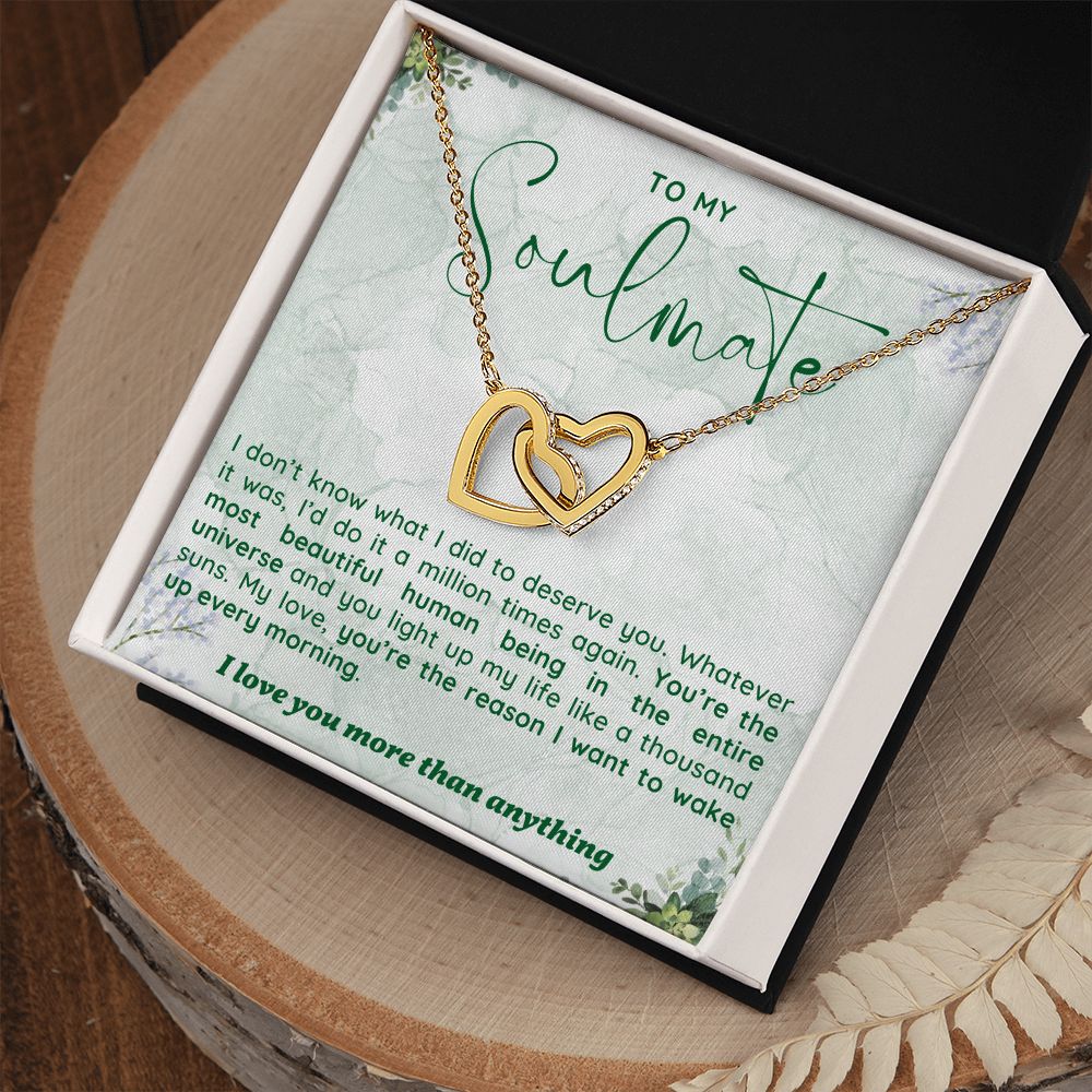 To My Soulmate - The Most Beautiful Human Being - Sweet Sentimental GiftsTo My Soulmate - The Most Beautiful Human BeingNecklaceSOFSweet Sentimental GiftsSO-9277854To My Soulmate - The Most Beautiful Human BeingStandard Box18K Yellow Gold Finish786663892625