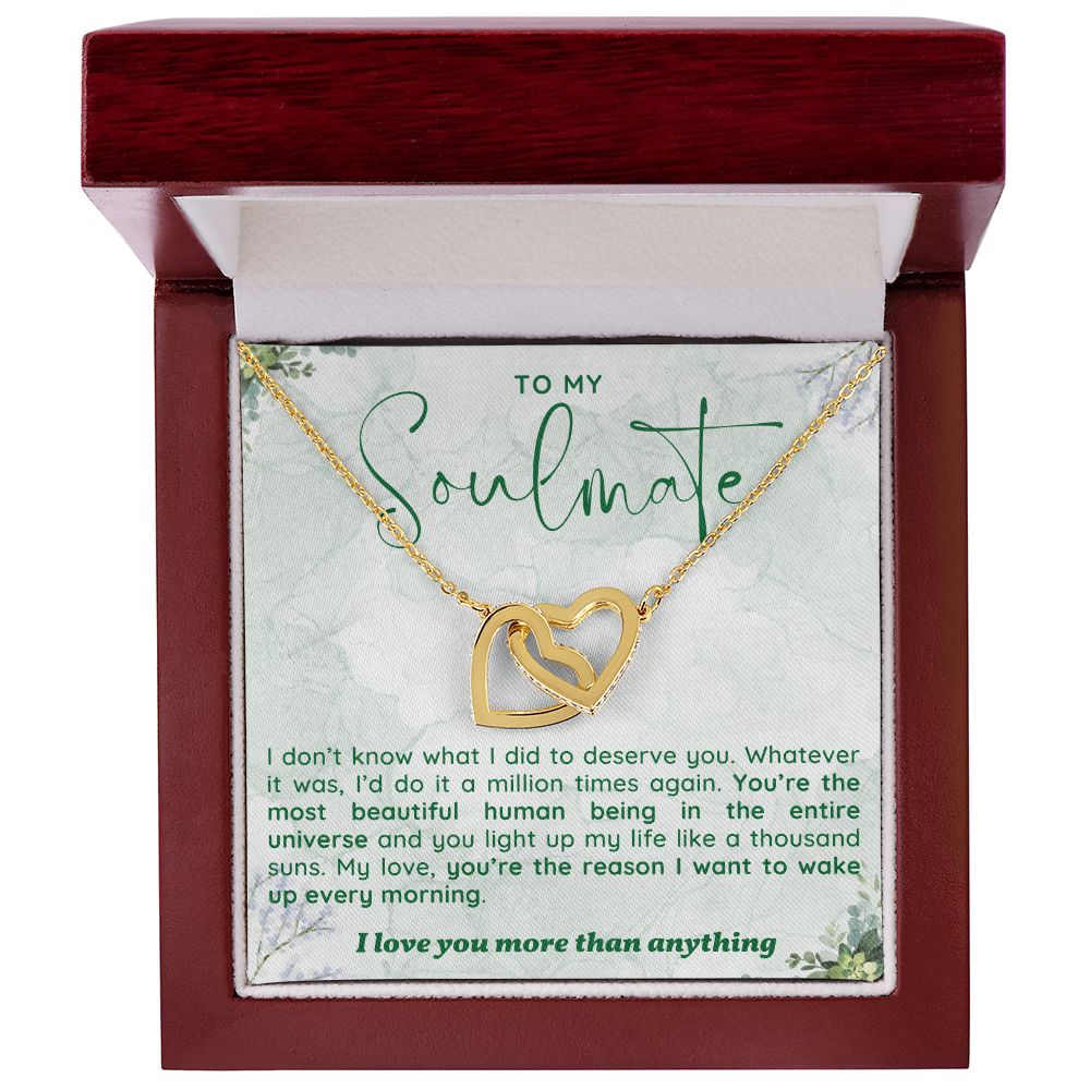 To My Soulmate - The Most Beautiful Human Being - Sweet Sentimental GiftsTo My Soulmate - The Most Beautiful Human BeingNecklaceSOFSweet Sentimental GiftsSO-9277856To My Soulmate - The Most Beautiful Human BeingLuxury Box18K Yellow Gold Finish894414724672
