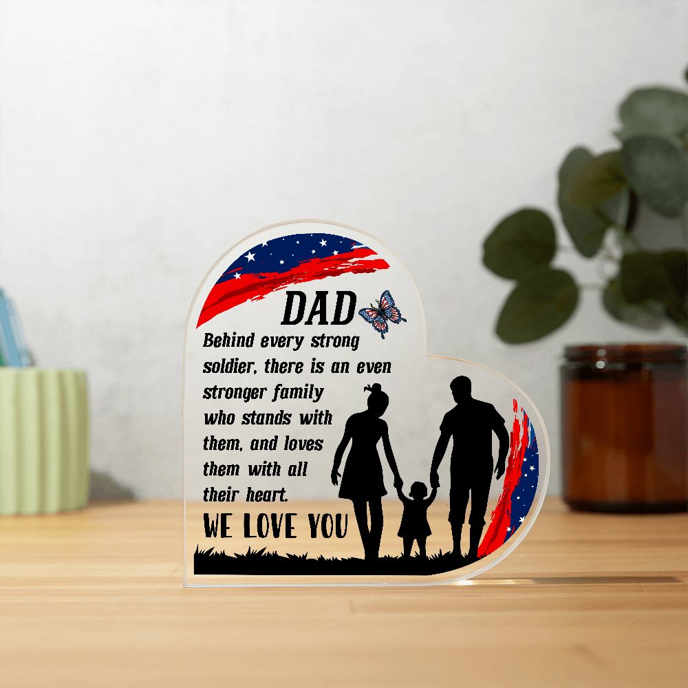 We Love You Dad Heart Shaped Acrylic Plaque - Sweet Sentimental GiftsWe Love You Dad Heart Shaped Acrylic PlaqueFashion PlaqueSOFSweet Sentimental GiftsSO-10644157We Love You Dad Heart Shaped Acrylic Plaque871084200811