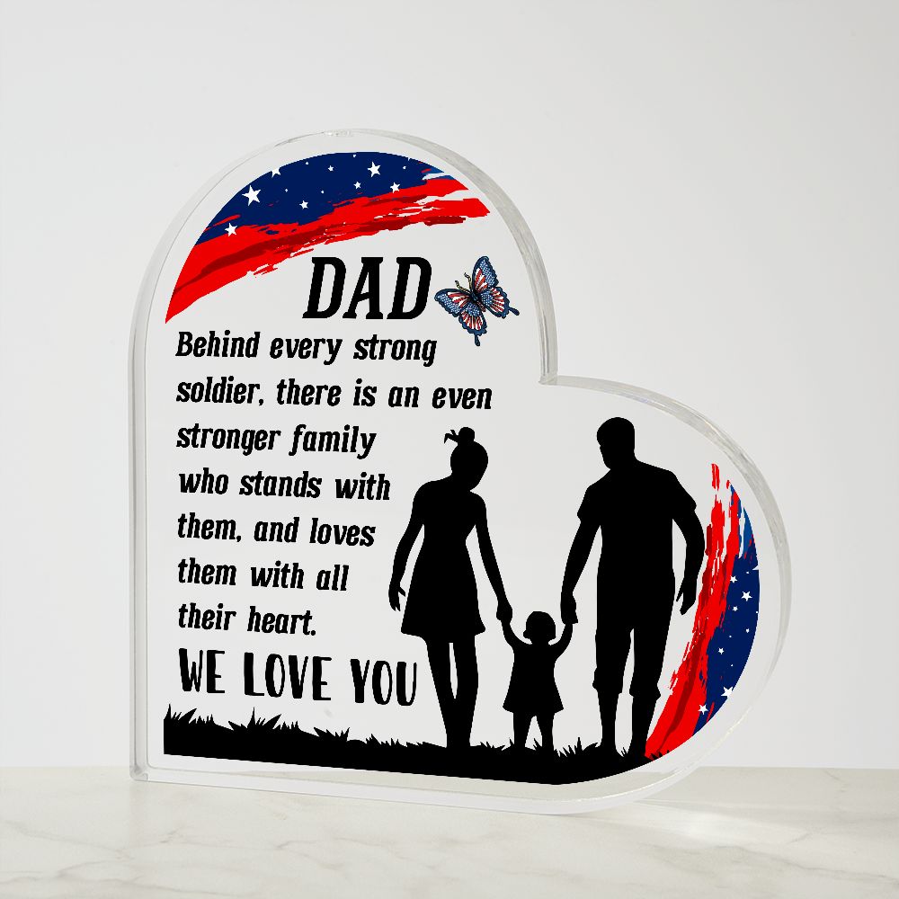 We Love You Dad Heart Shaped Acrylic Plaque - Sweet Sentimental GiftsWe Love You Dad Heart Shaped Acrylic PlaqueFashion PlaqueSOFSweet Sentimental GiftsSO-10644157We Love You Dad Heart Shaped Acrylic Plaque871084200811