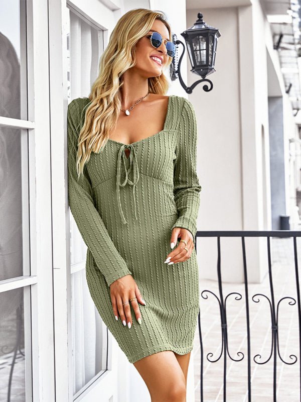 Women’s Ribbed Pullover Styling Curve Hugging Mini Dress - Sweet Sentimental GiftsWomen’s Ribbed Pullover Styling Curve Hugging Mini DresskakacloSweet Sentimental GiftsFSZW07729_G_S_NUBWomen’s Ribbed Pullover Styling Curve Hugging Mini DressSGreen611522209644