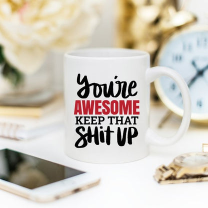 You're Awesome - Sweet Sentimental GiftsYou're AwesomeMugsMagenta ShadowSweet Sentimental GiftsALLWHITE11OZYou're AwesomeAll White 11 oz090263486765