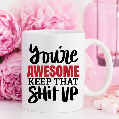 You're Awesome - Sweet Sentimental GiftsYou're AwesomeMugsMagenta ShadowSweet Sentimental GiftsALLWHITE15OZYou're AwesomeAll White 15 oz963033605584